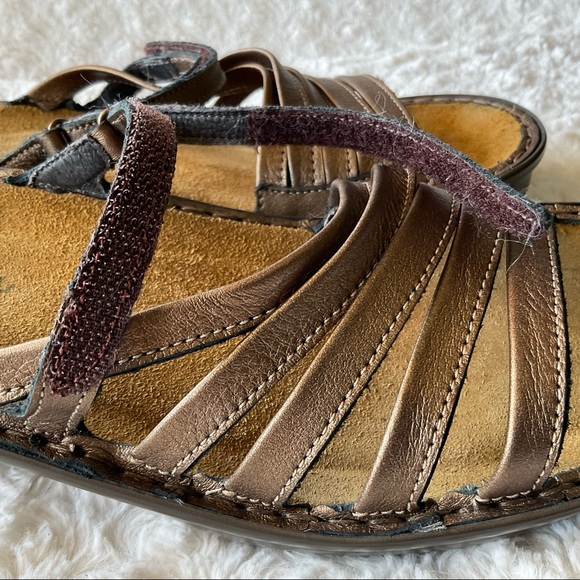 Naot Strappy Comfort Wedge Slide Sandals Size 40 - Picture 9 of 14